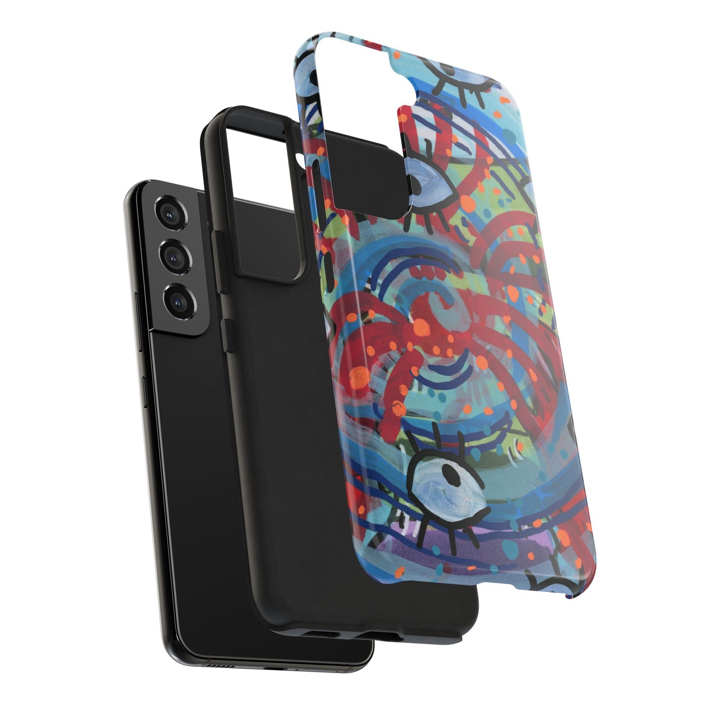 Eyeball Attack Tough Phone Cases