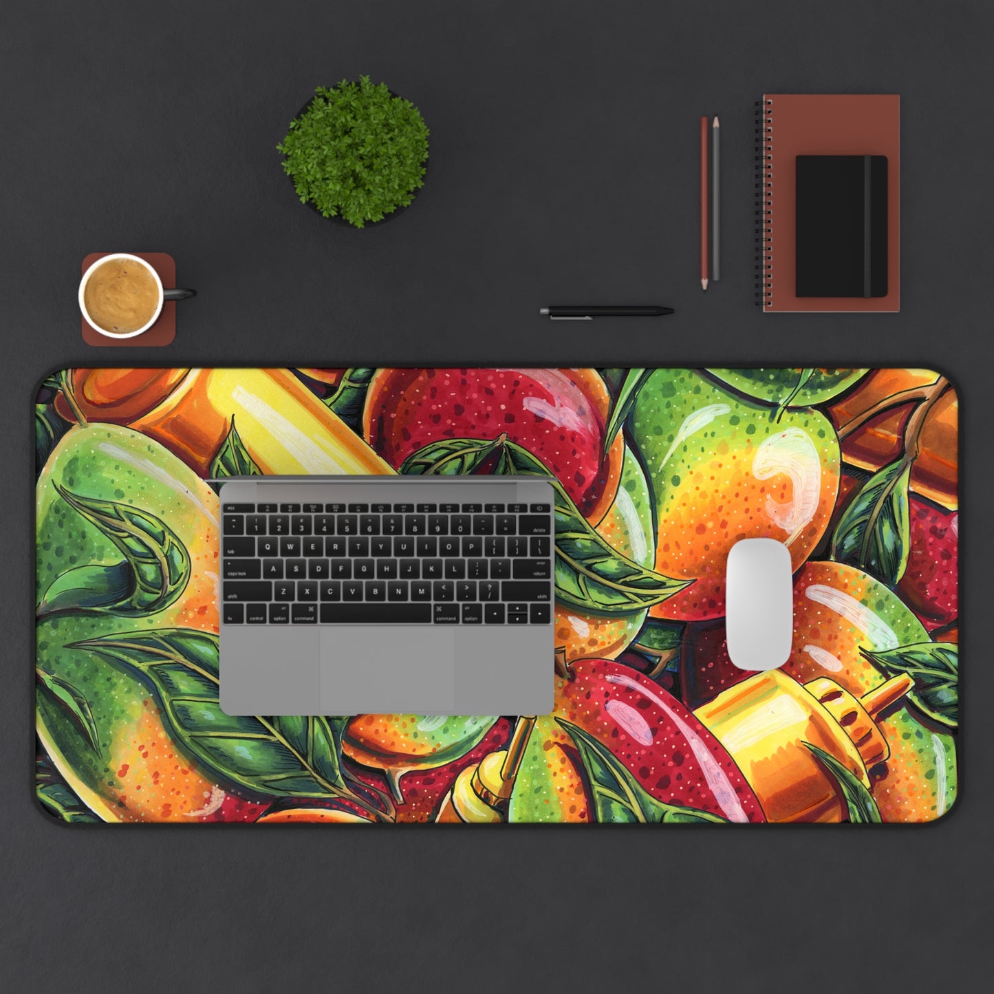 Mango Mustard Desk Mat