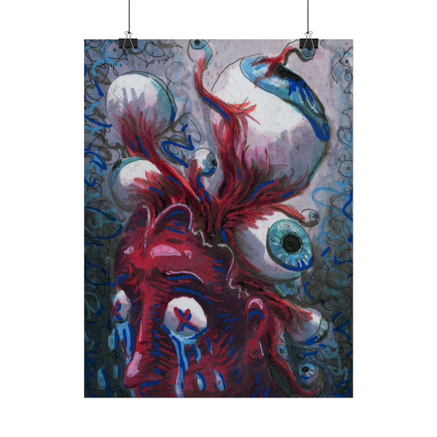 "Eyeball Brain" Poster