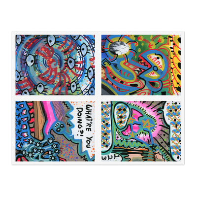 Abstracted Mayhem Sticker Sheet