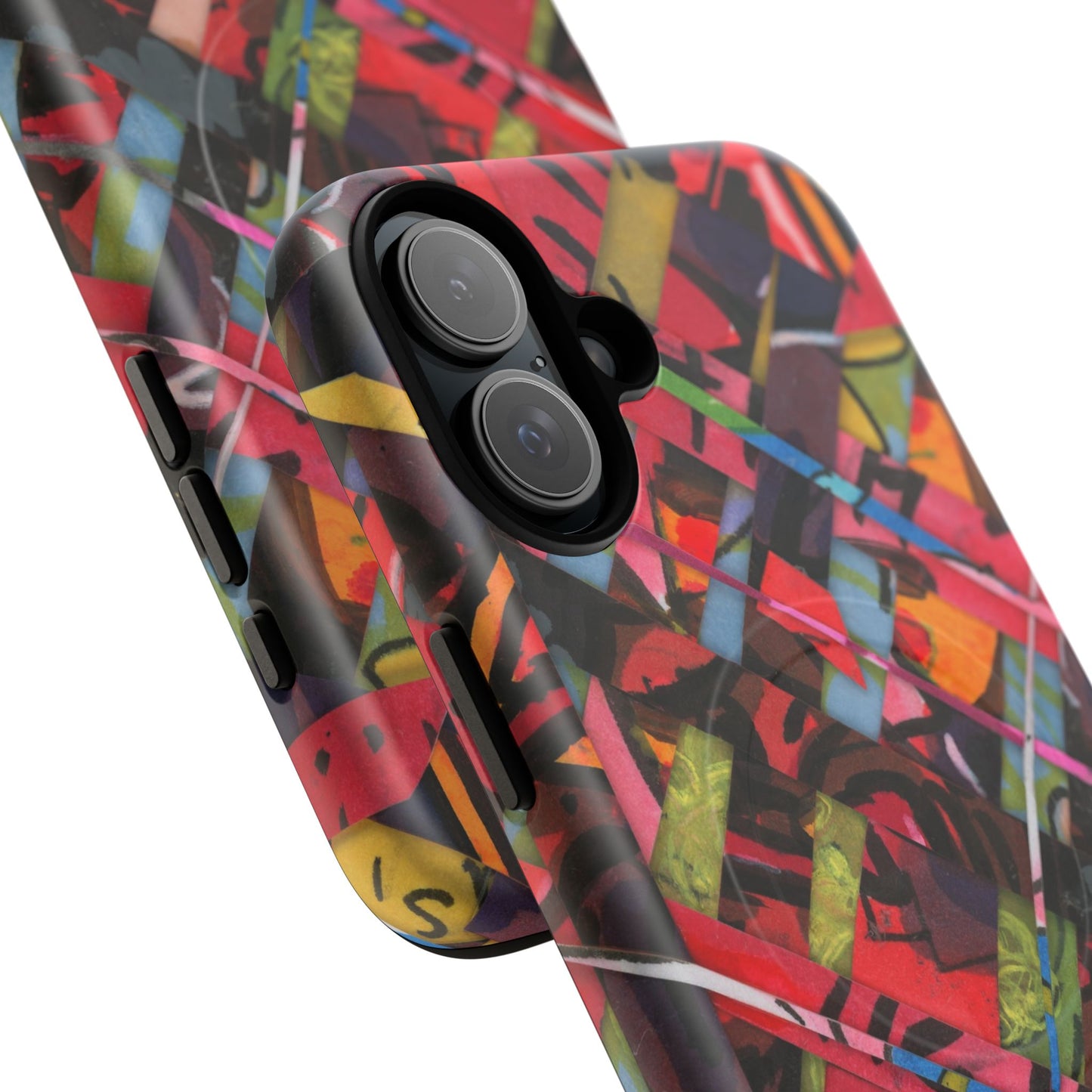 Abstracted Scraps Tough Magnetic Cases