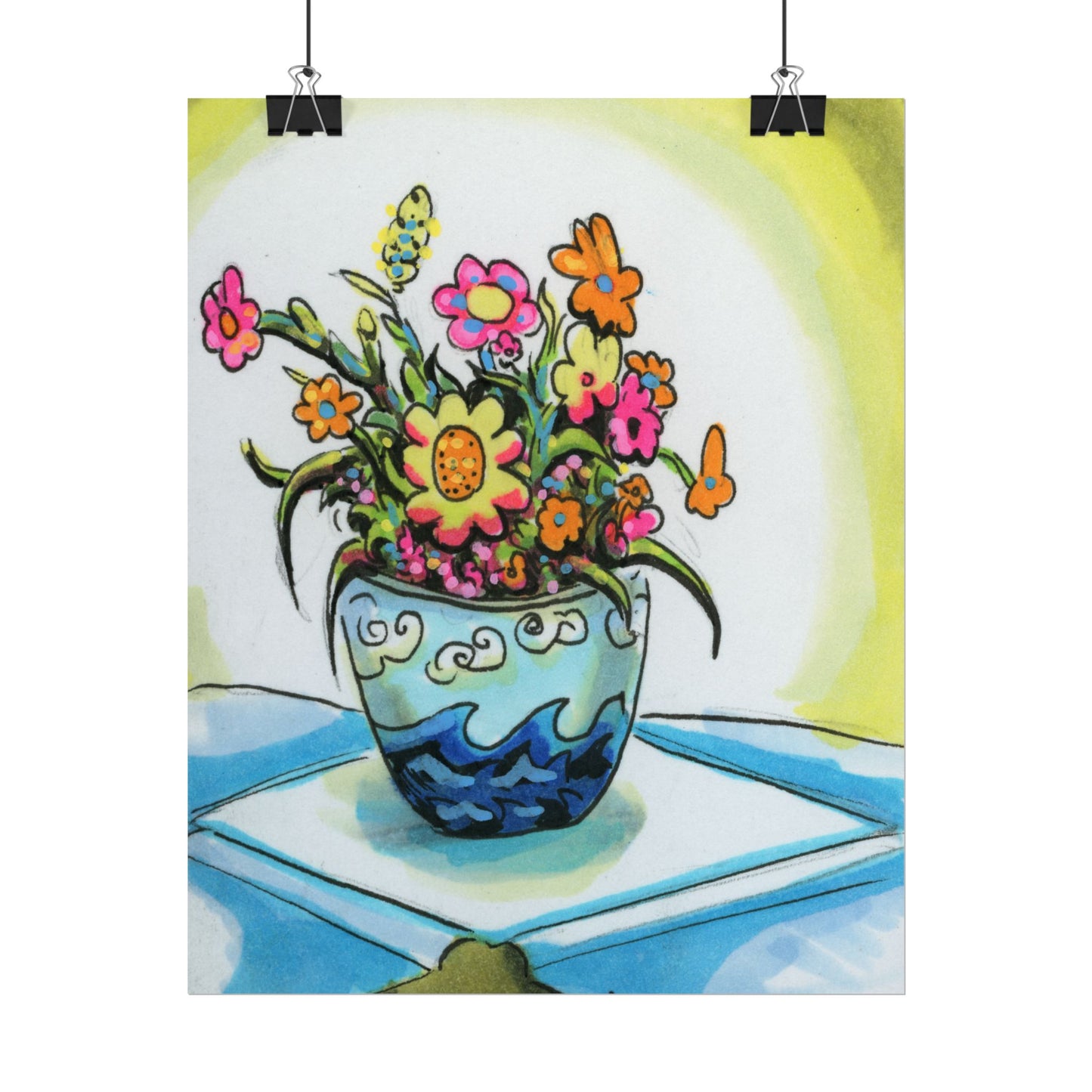 "Flower Vase" poster