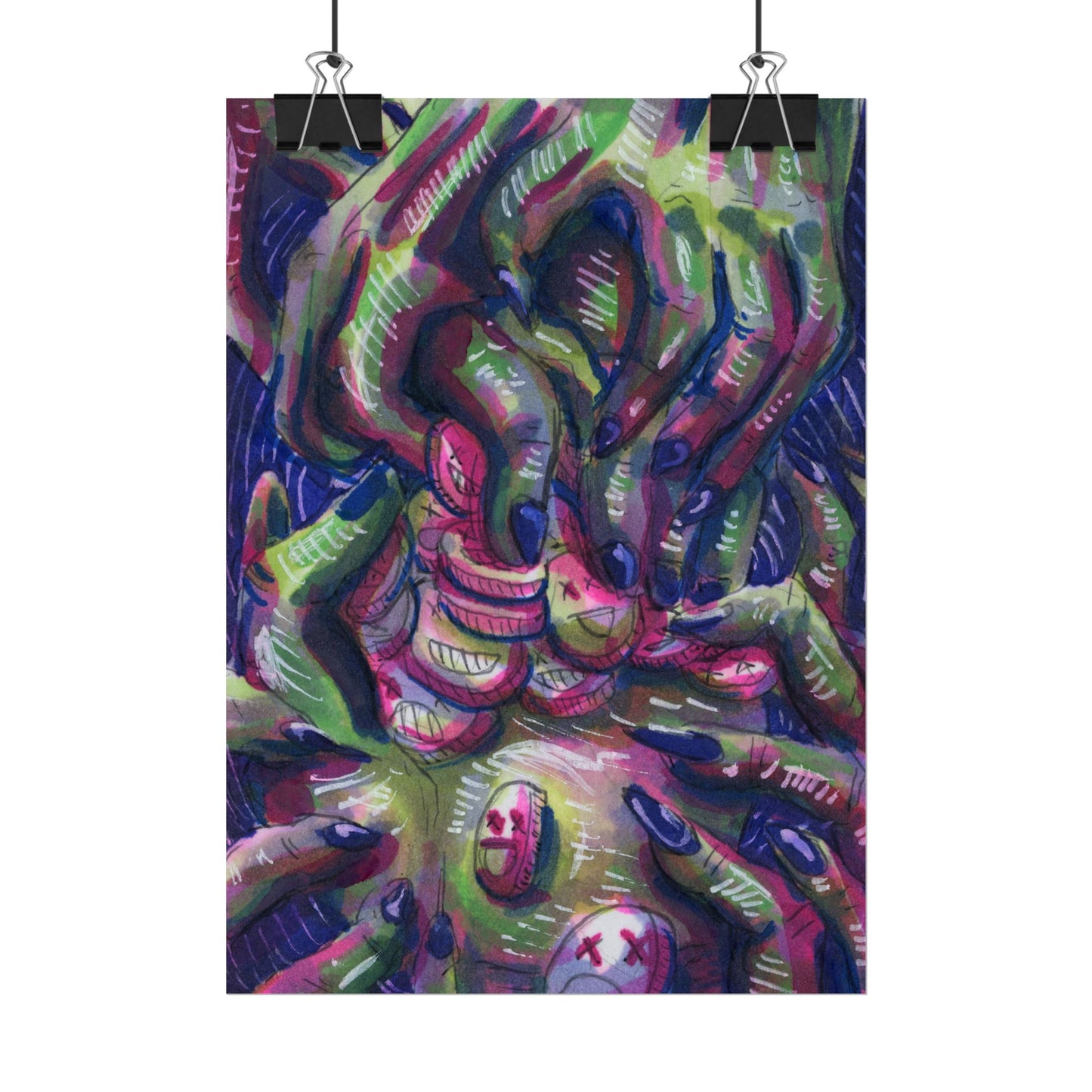 "Unclench my Fist" poster