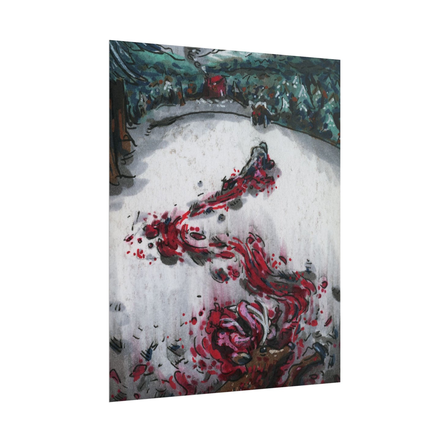 "Bloody Snow" poster