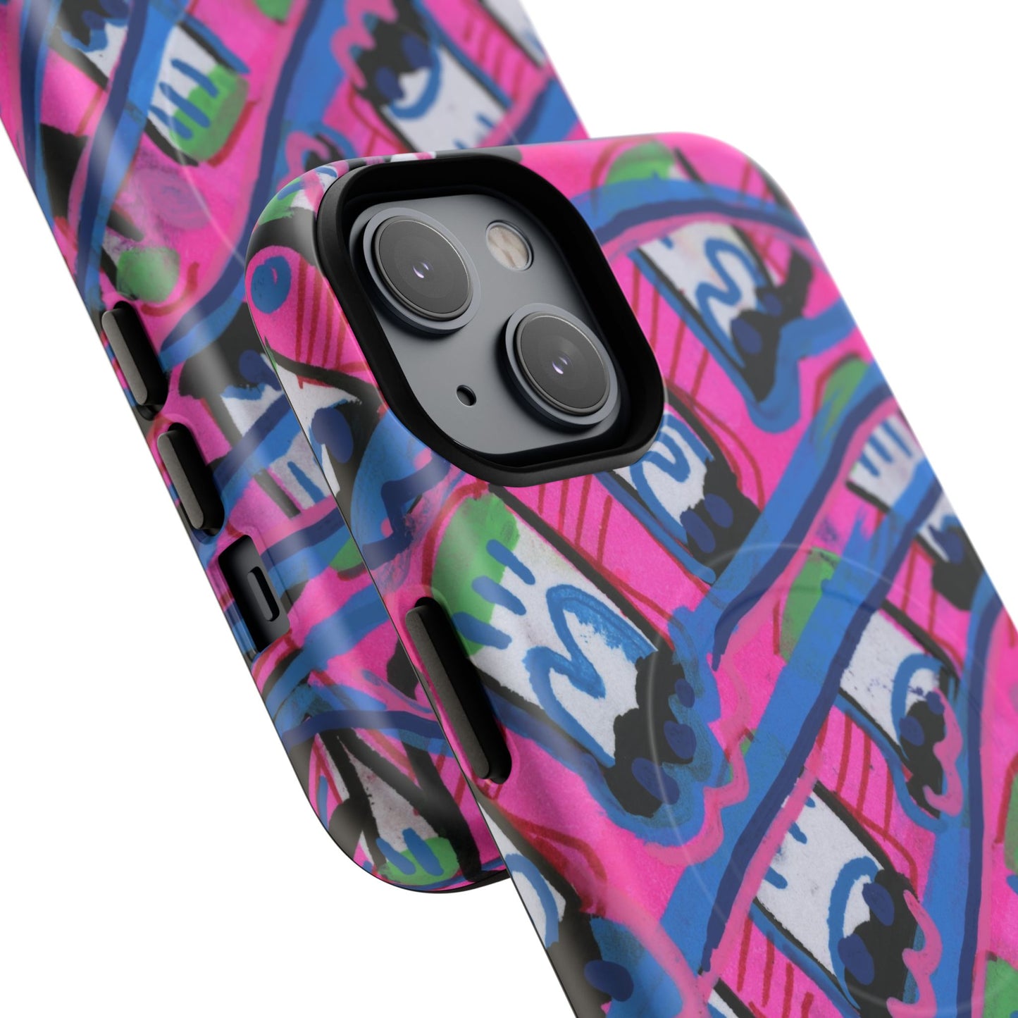 Pink Blast Tough Magnetic Case