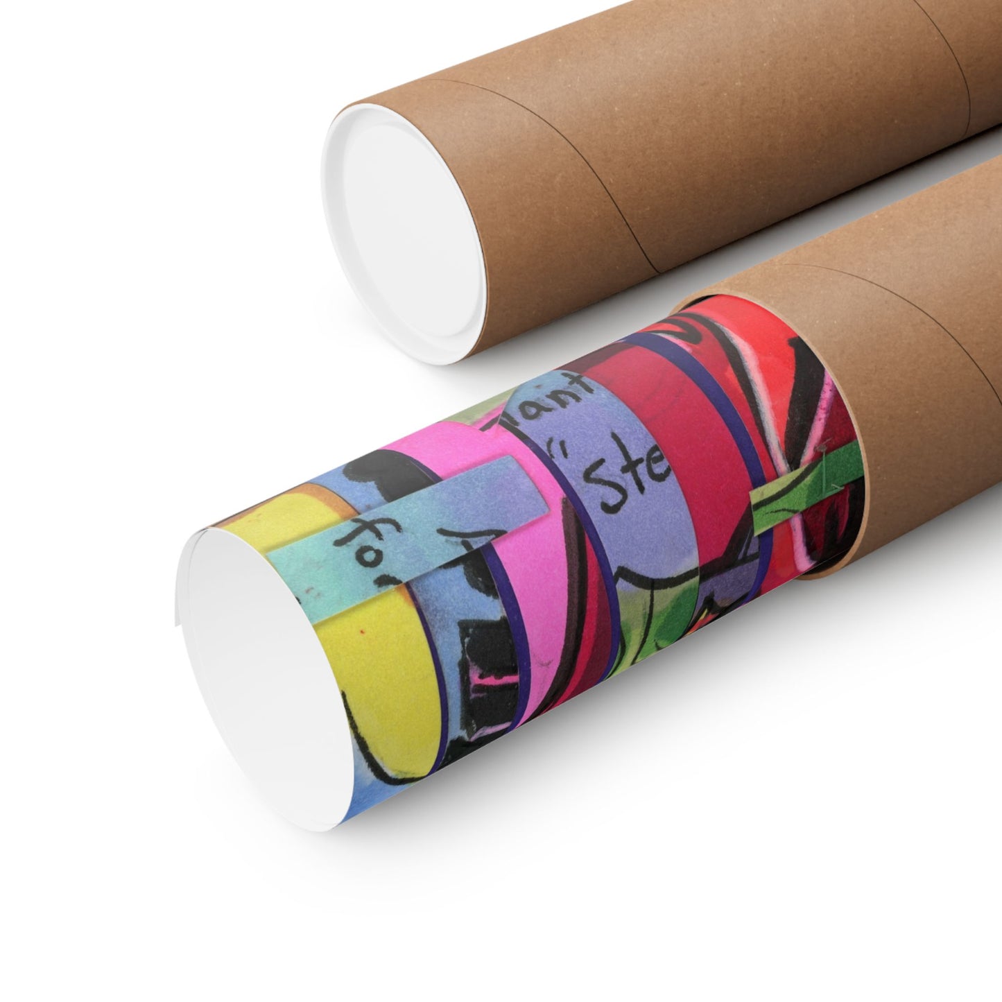 Abstracted Demon Matte Vertical Poster