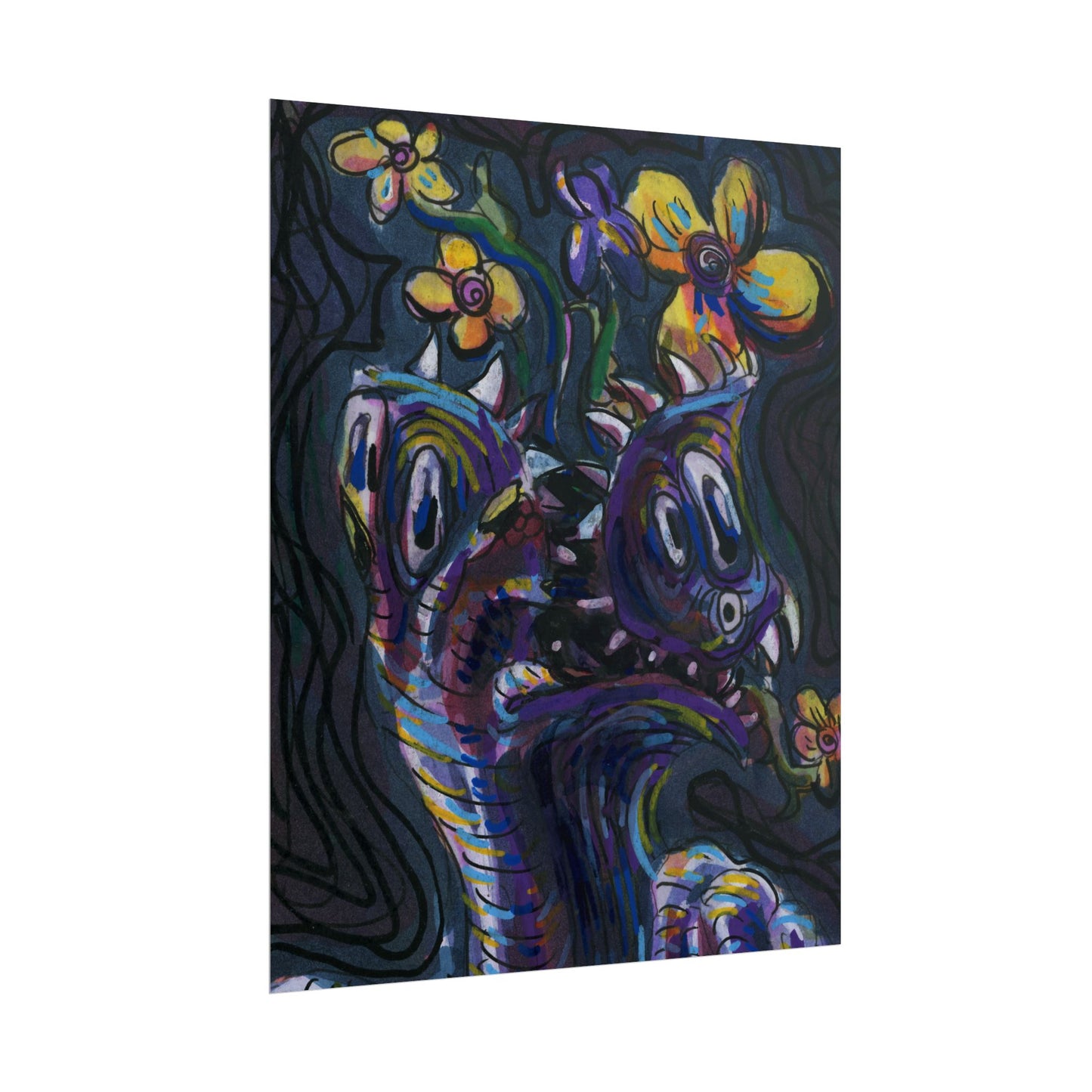 "Flower Friend" poster