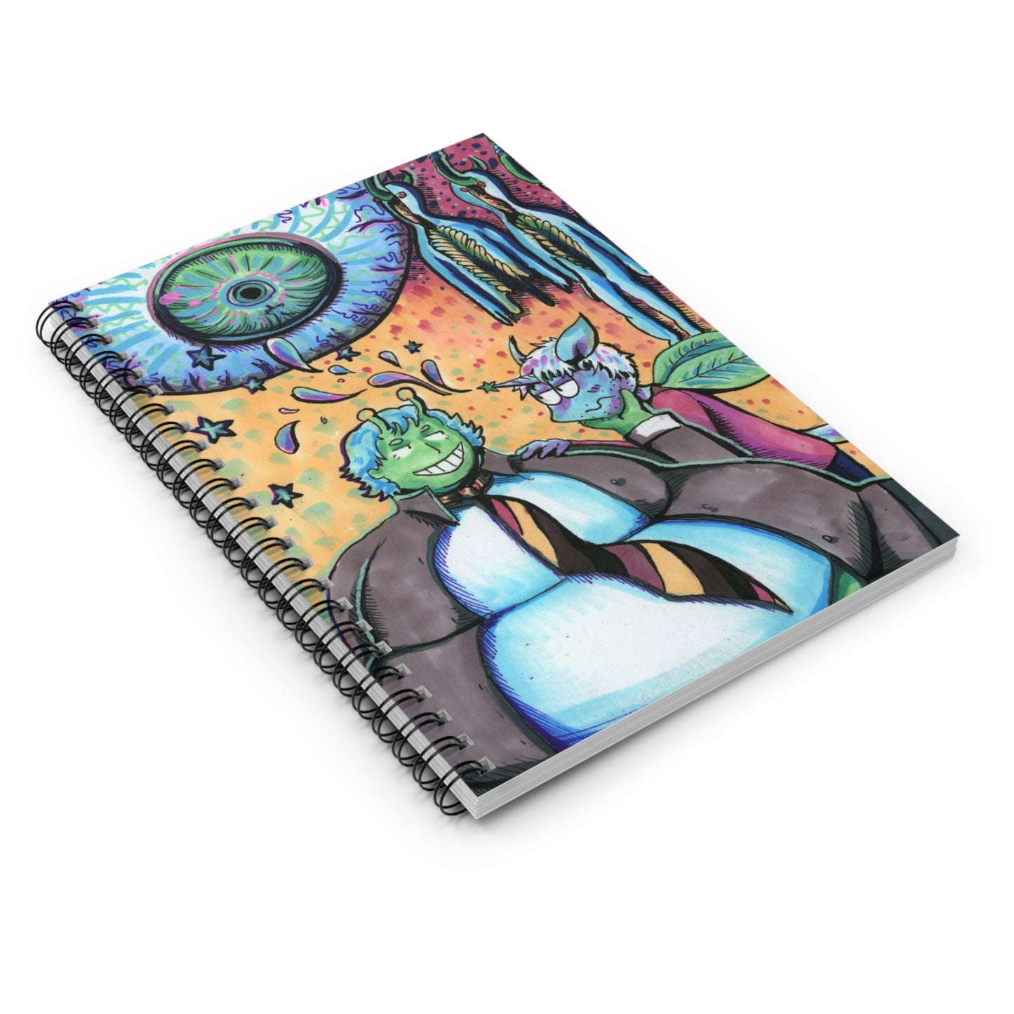 Nevets and Twinkle Spiral Notebook - Ruled Line