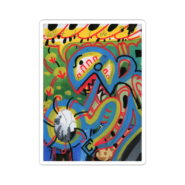Color Blast Kiss-Cut Sticker