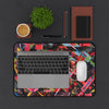 Abstracted Scraps Desk Mat