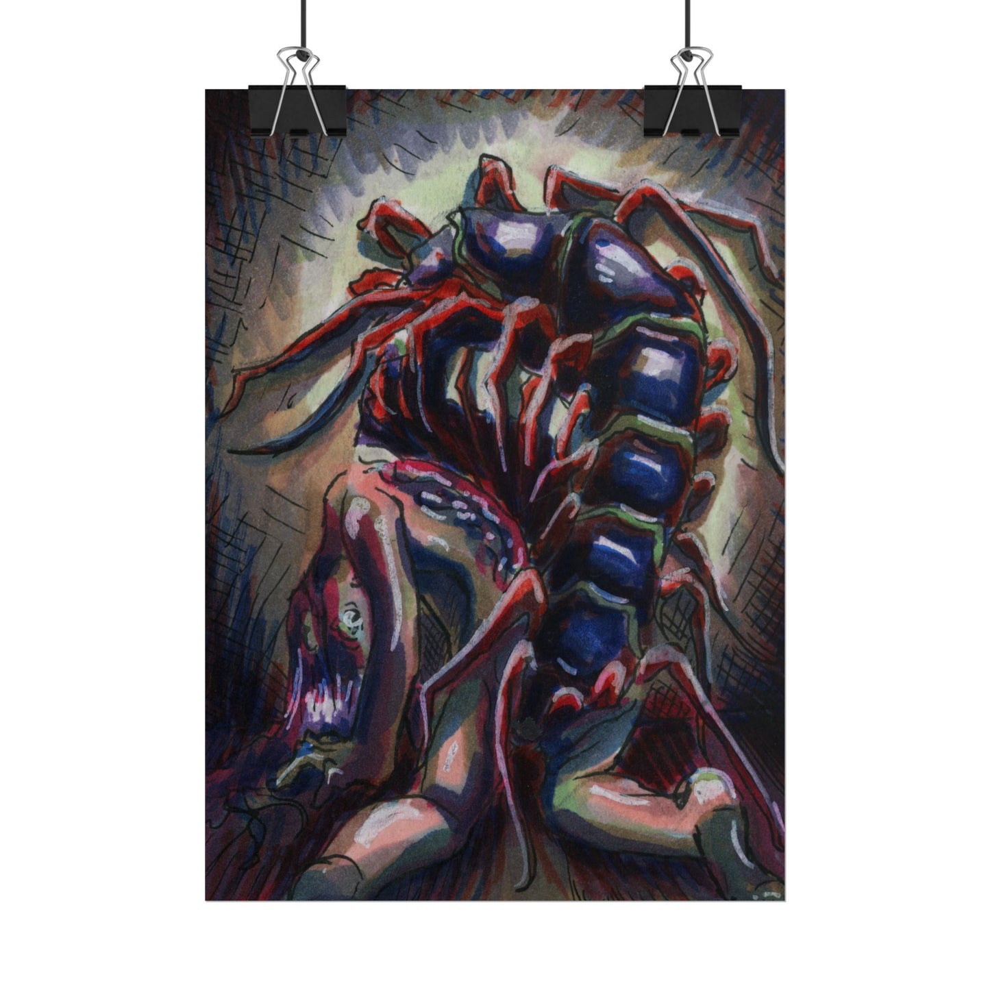 "Centipede Lady" poster