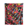 Abstracted Scraps Indoor Wall Tapestry