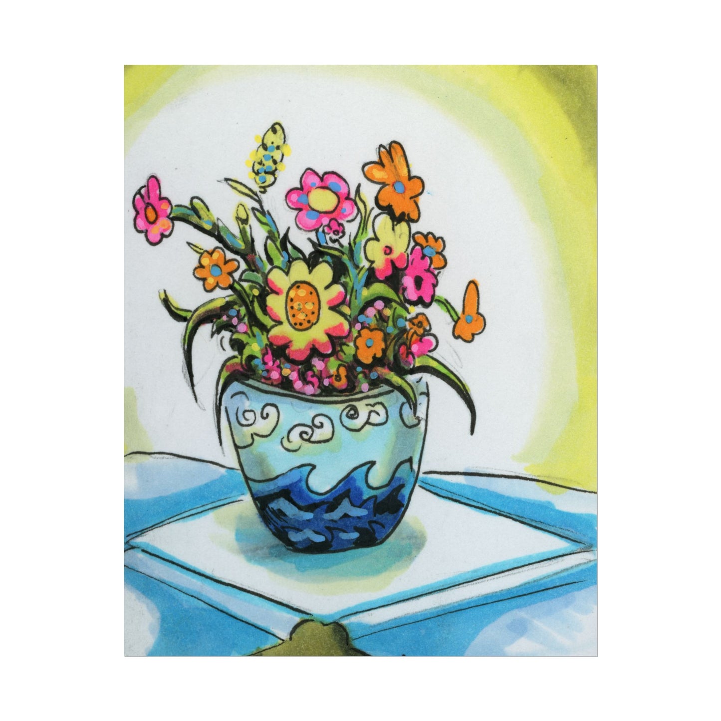 "Flower Vase" poster