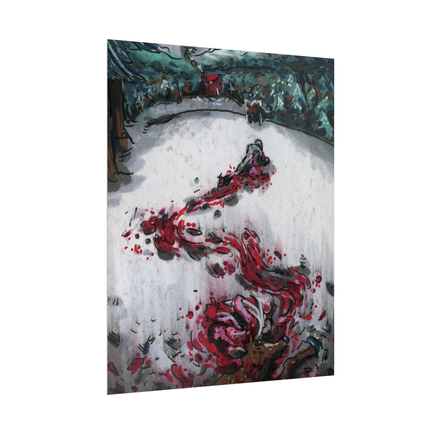 "Bloody Snow" poster