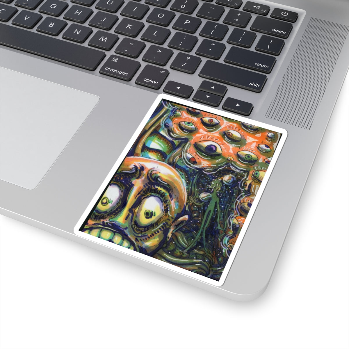 "Eyeball Freakout" sticker