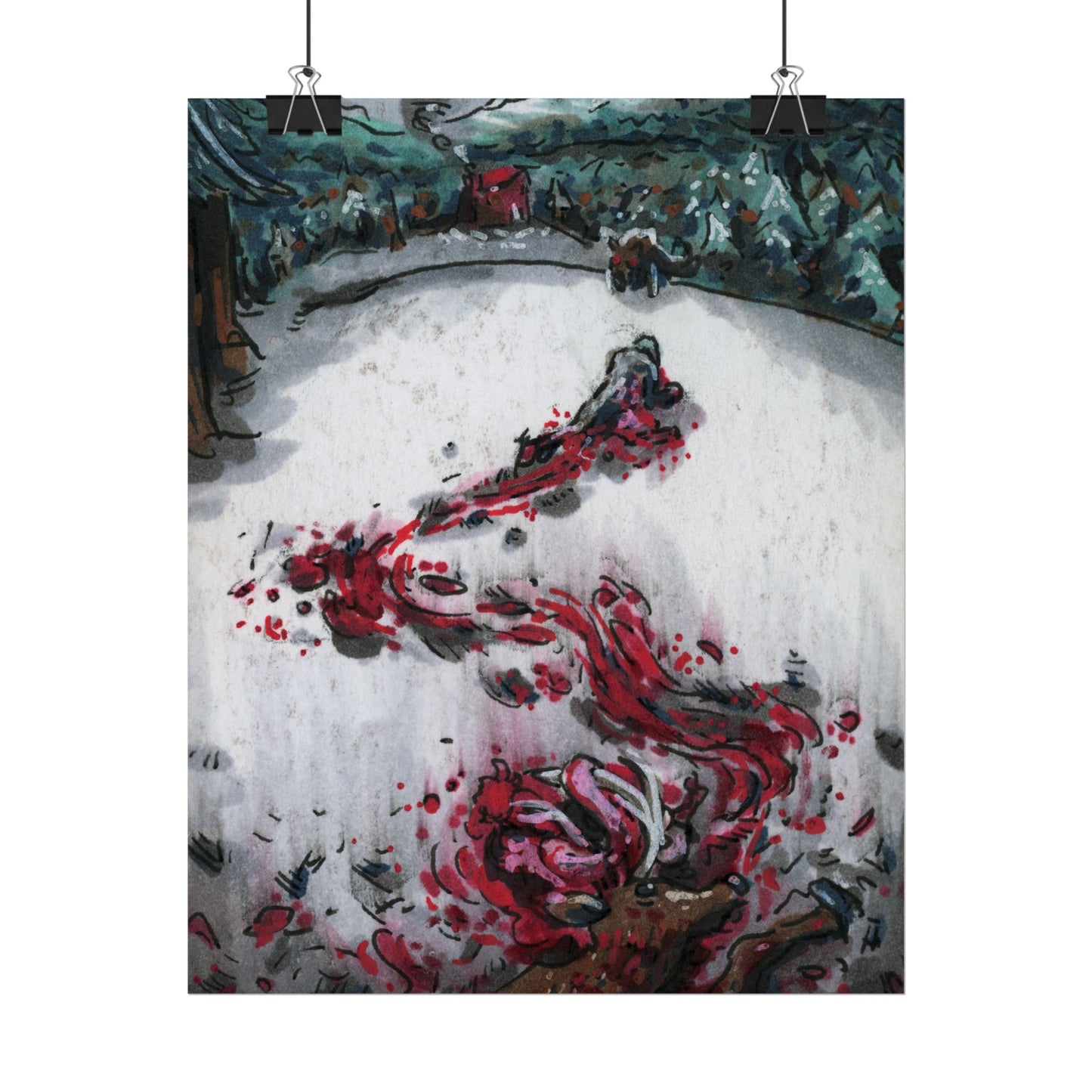 "Bloody Snow" poster