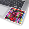 Abstracted Demon Kiss-Cut Stickers