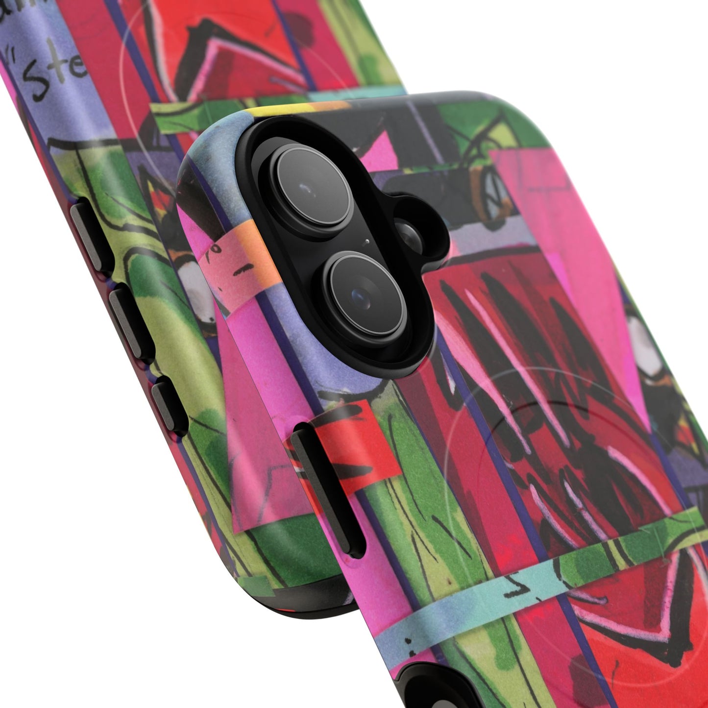 Abstracted Demon Tough Magnetic Cases