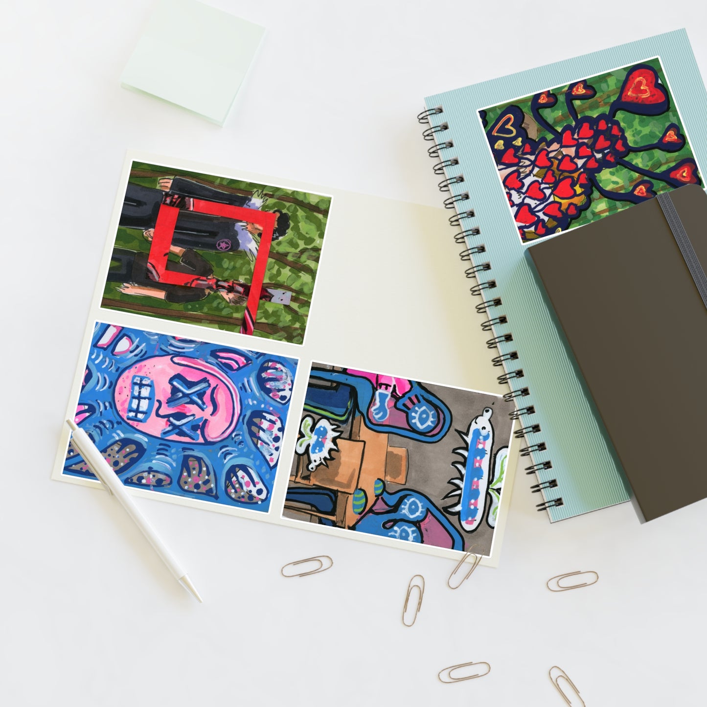 Obsessive Thoughts Sticker Sheet