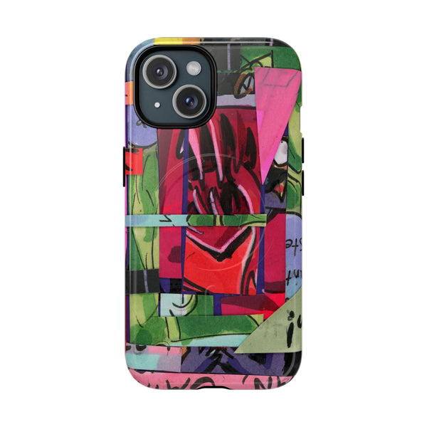 Abstracted Demon Tough Magnetic Cases