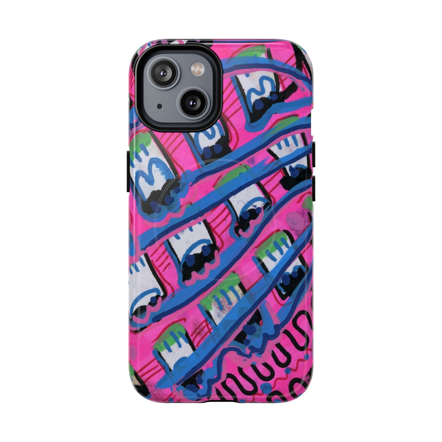 Pink Blast Tough Magnetic Case