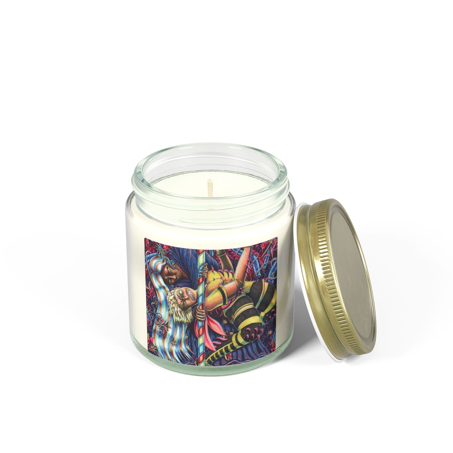Coconut Apricot Wax Candle - Sister Duel