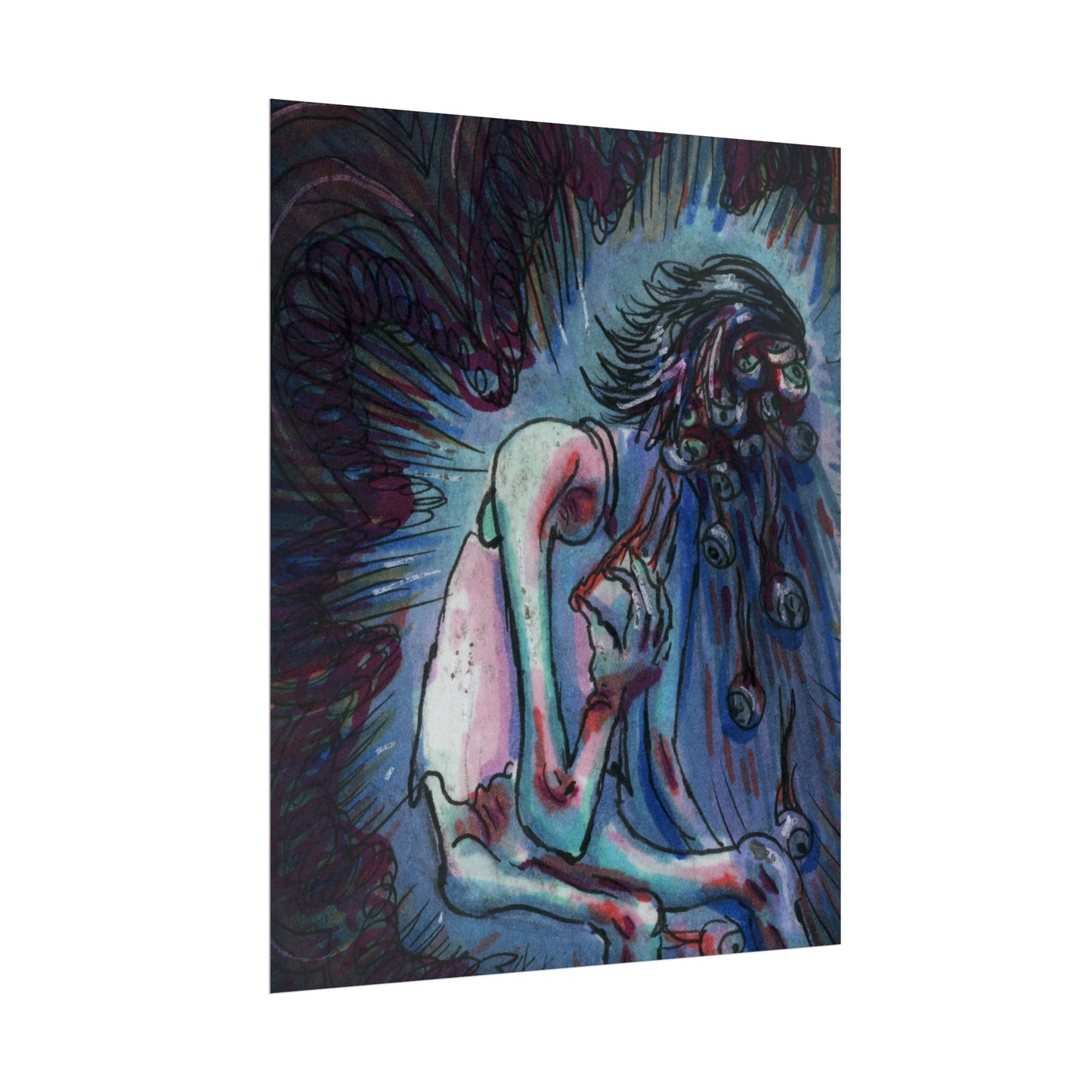 "Eyeball Vomit" poster