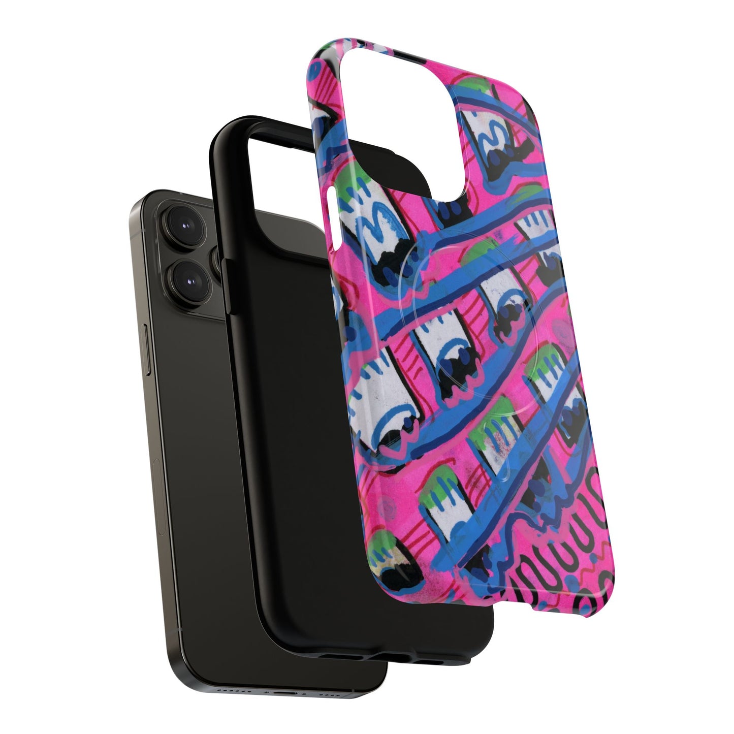 Pink Blast Tough Magnetic Case