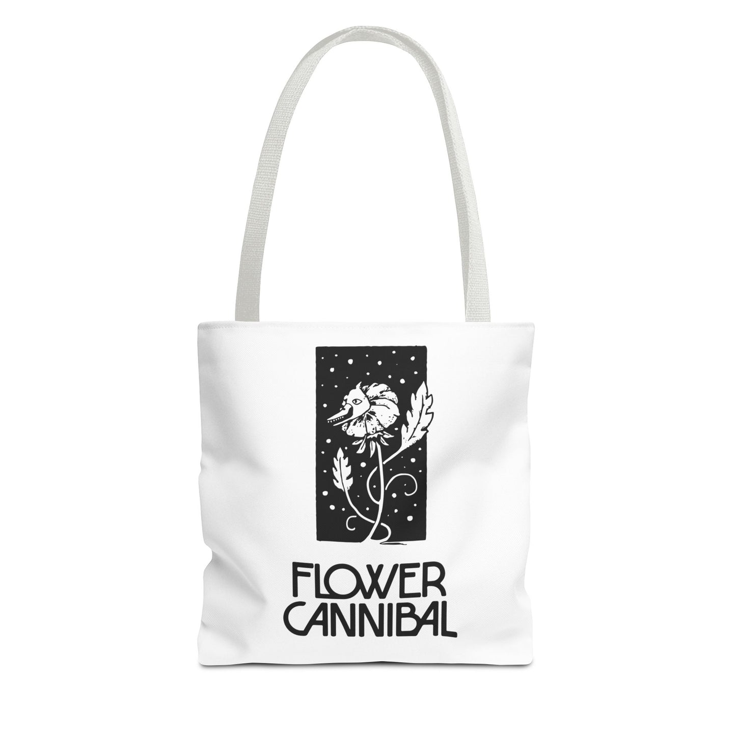 Tote Bag (white) - Flower Cannibal