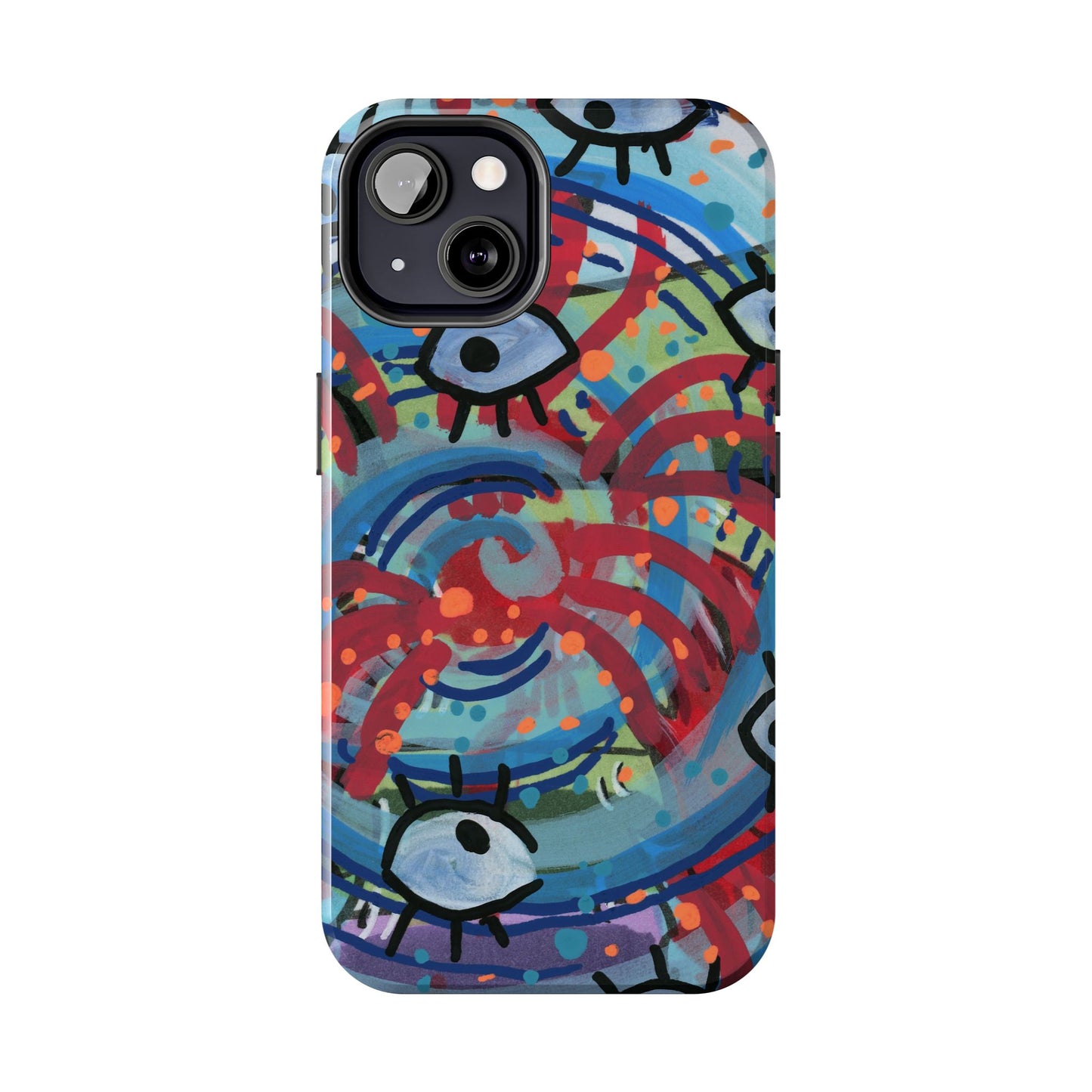 Eyeball Attack Tough Phone Cases