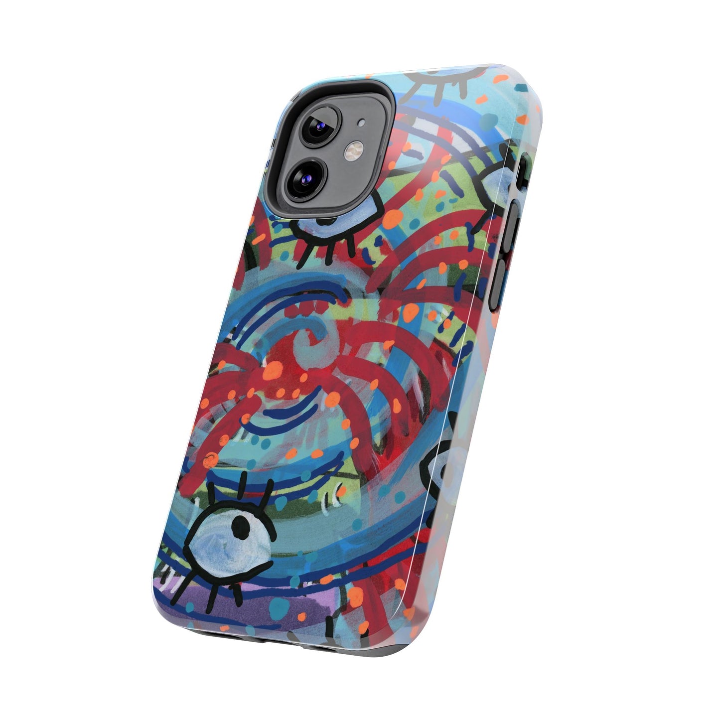 Eyeball Attack Tough Phone Cases