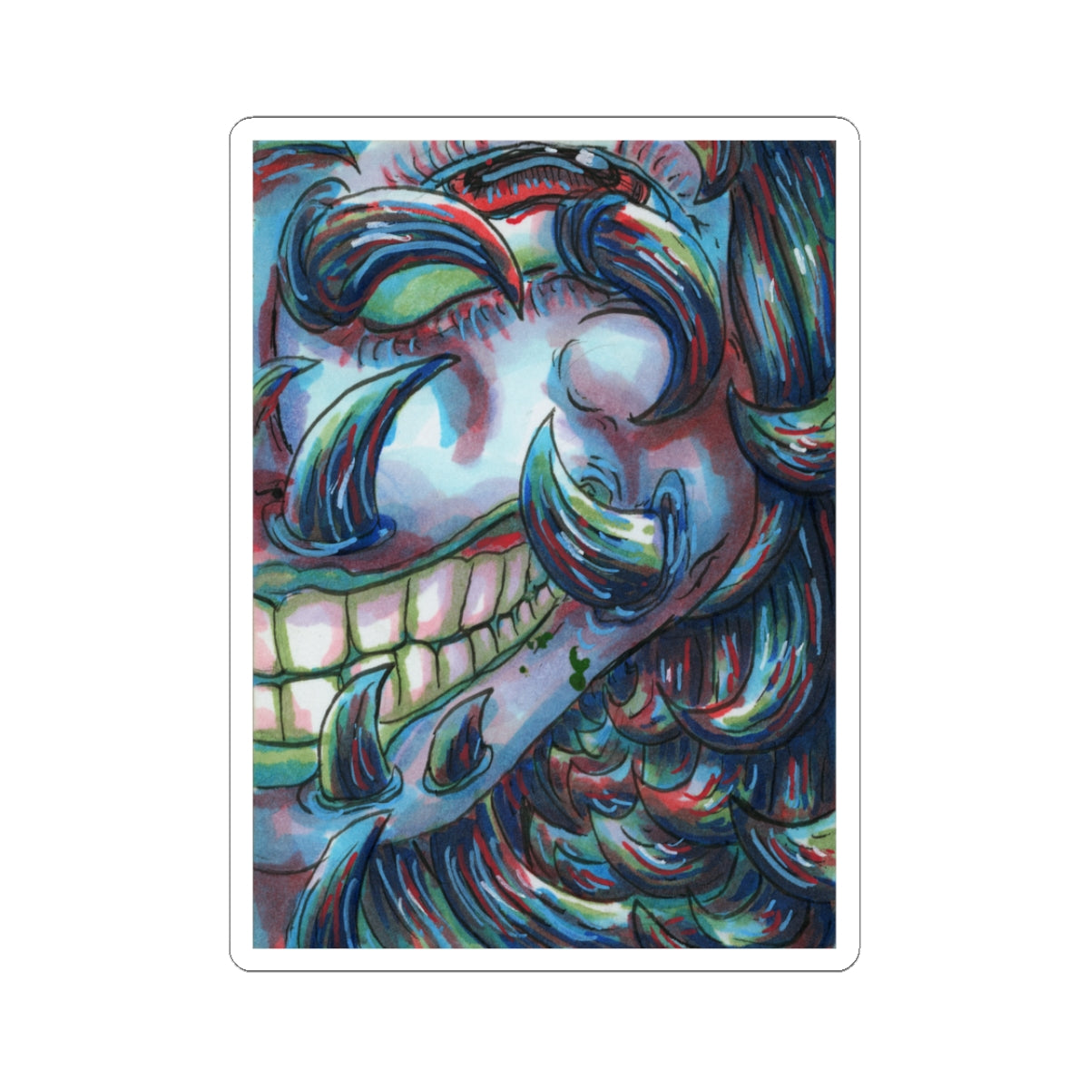 "Hairy Situation" sticker