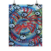 Eyeball Attack Matte Vertical Poster