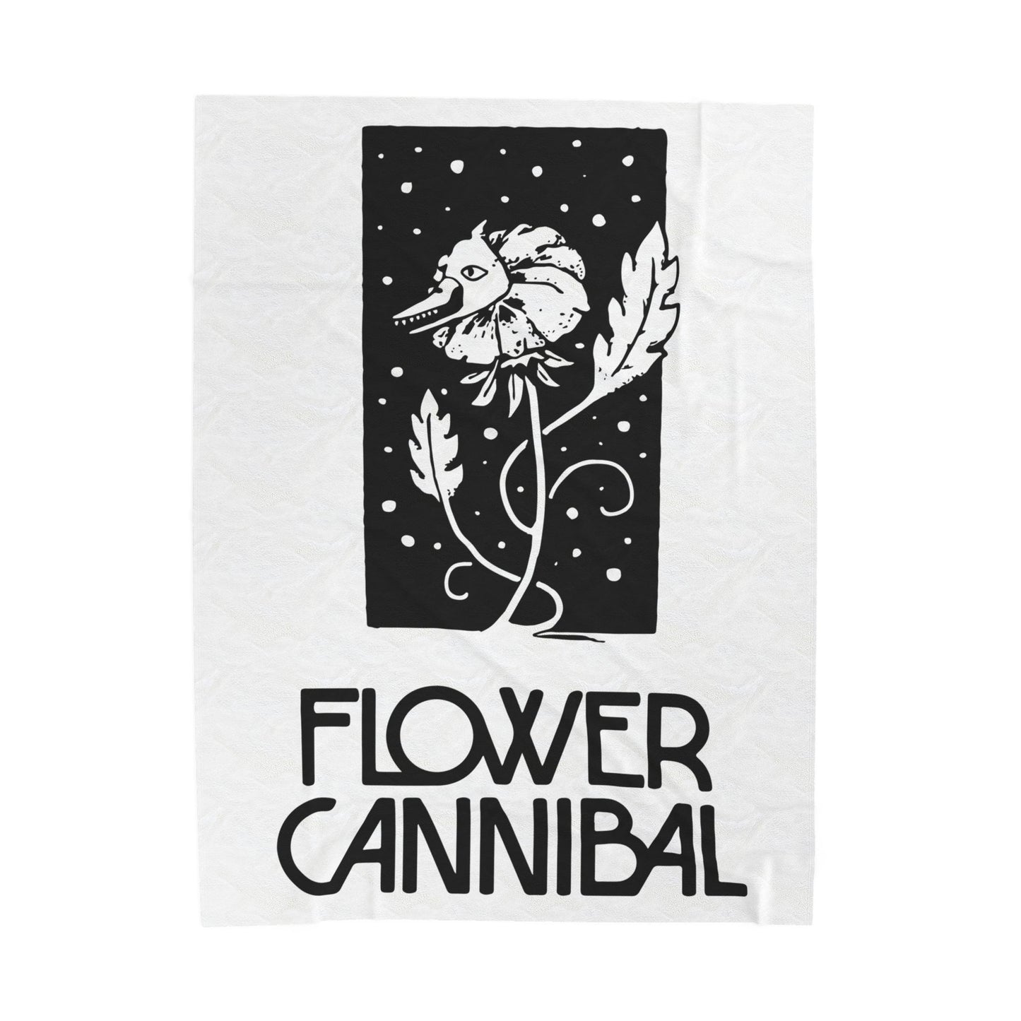 Plush Blanket - Flower Cannibal