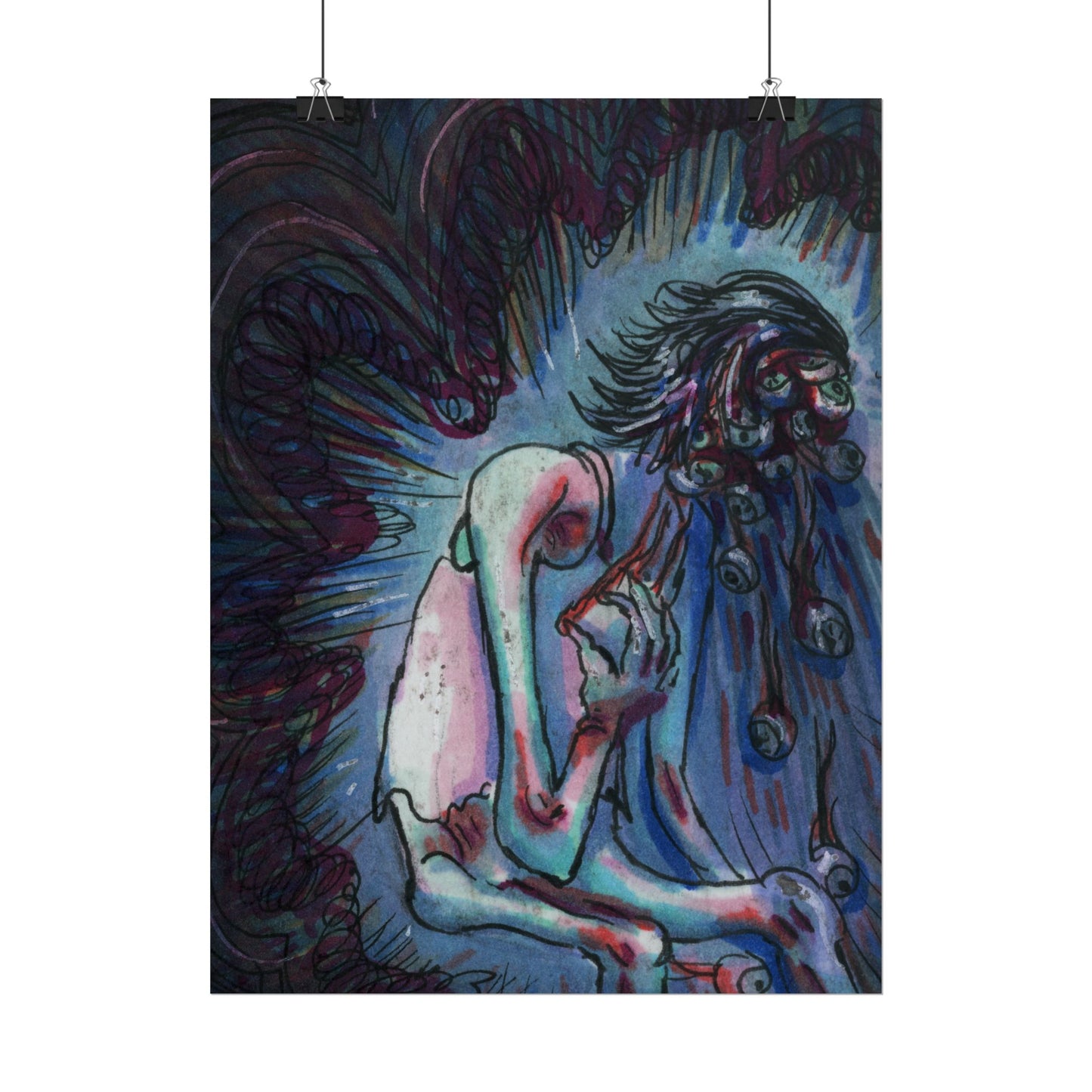 "Eyeball Vomit" poster