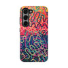 Colorful Squiggly Lines Tough Phone Cases