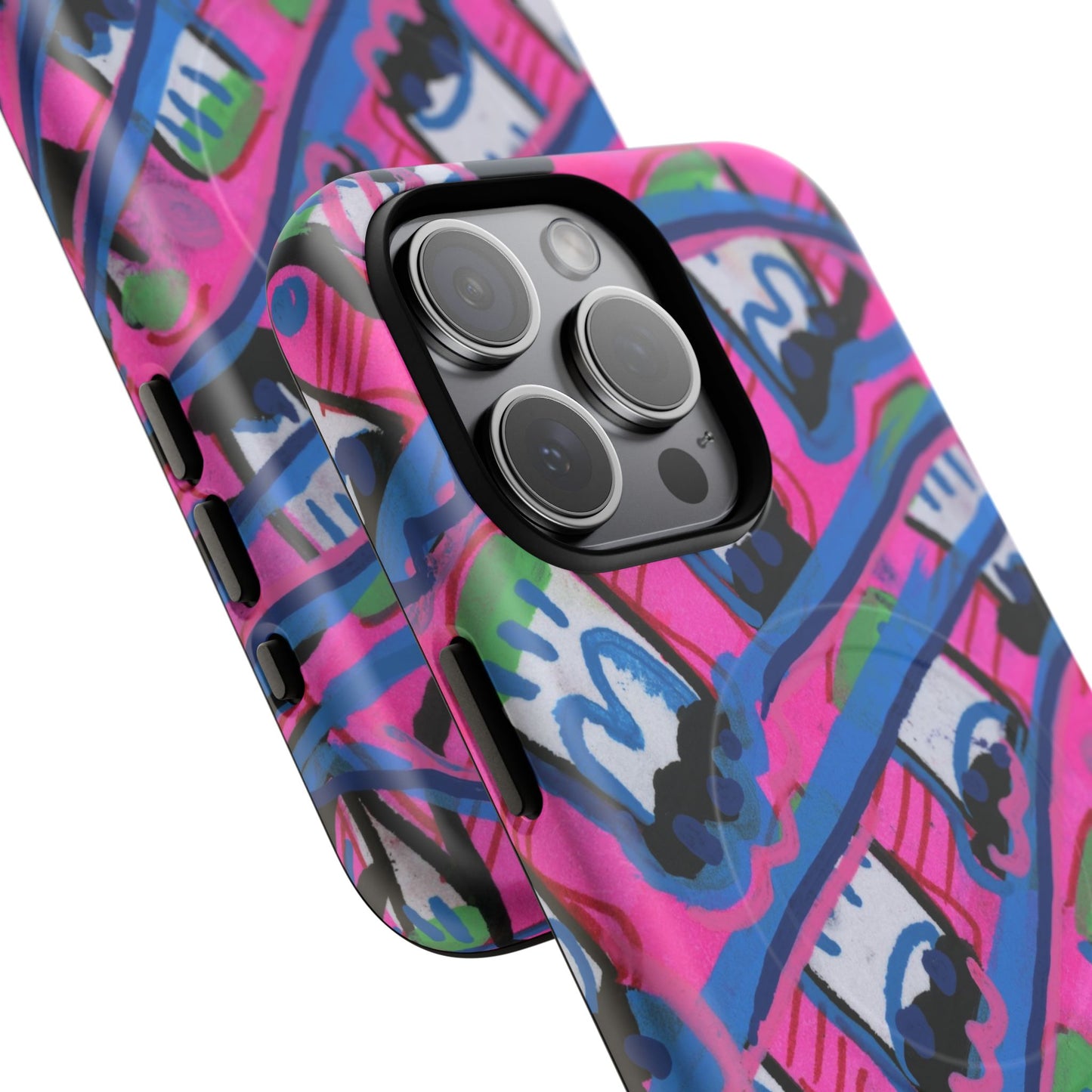 Pink Blast Tough Magnetic Case