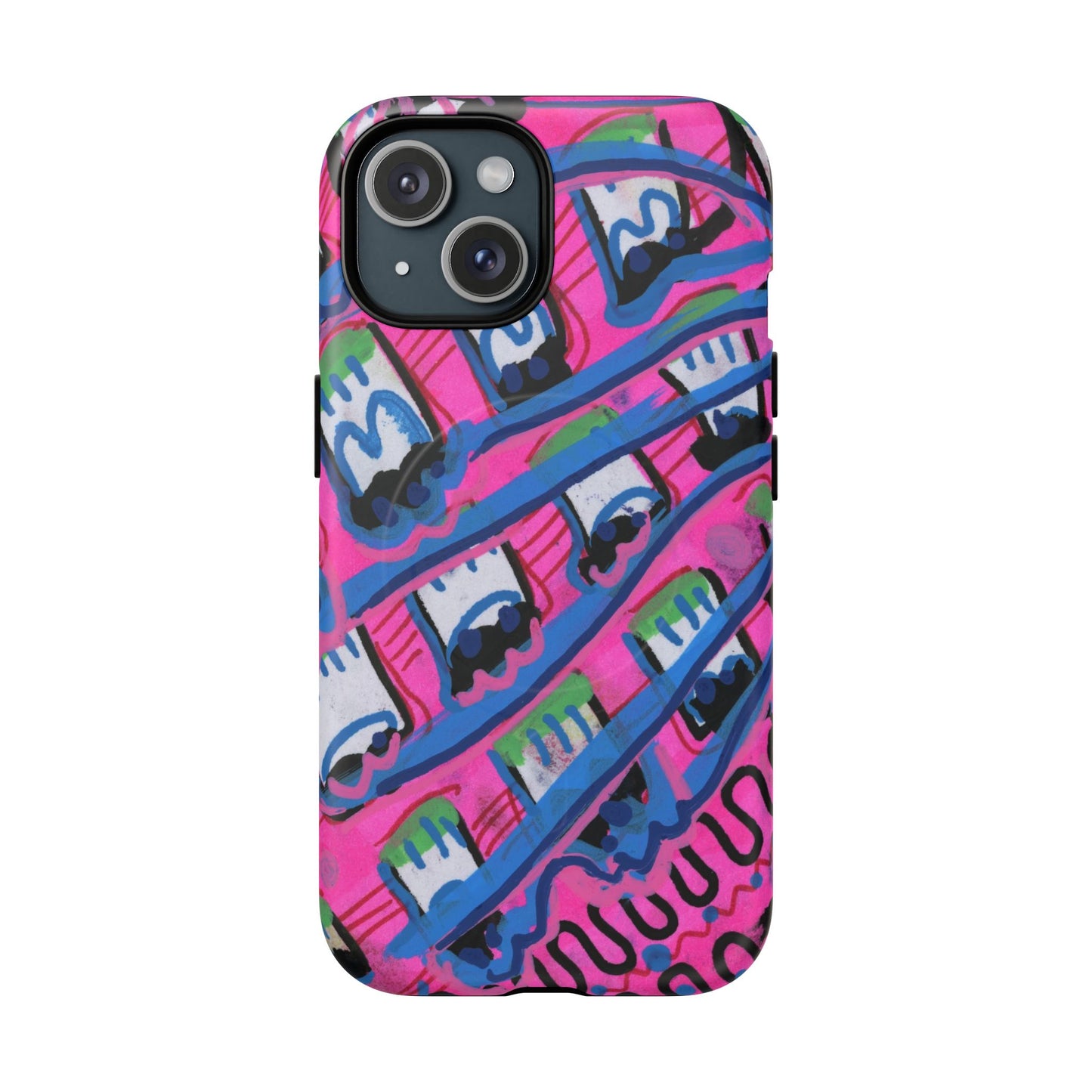 Pink Blast Tough Magnetic Case