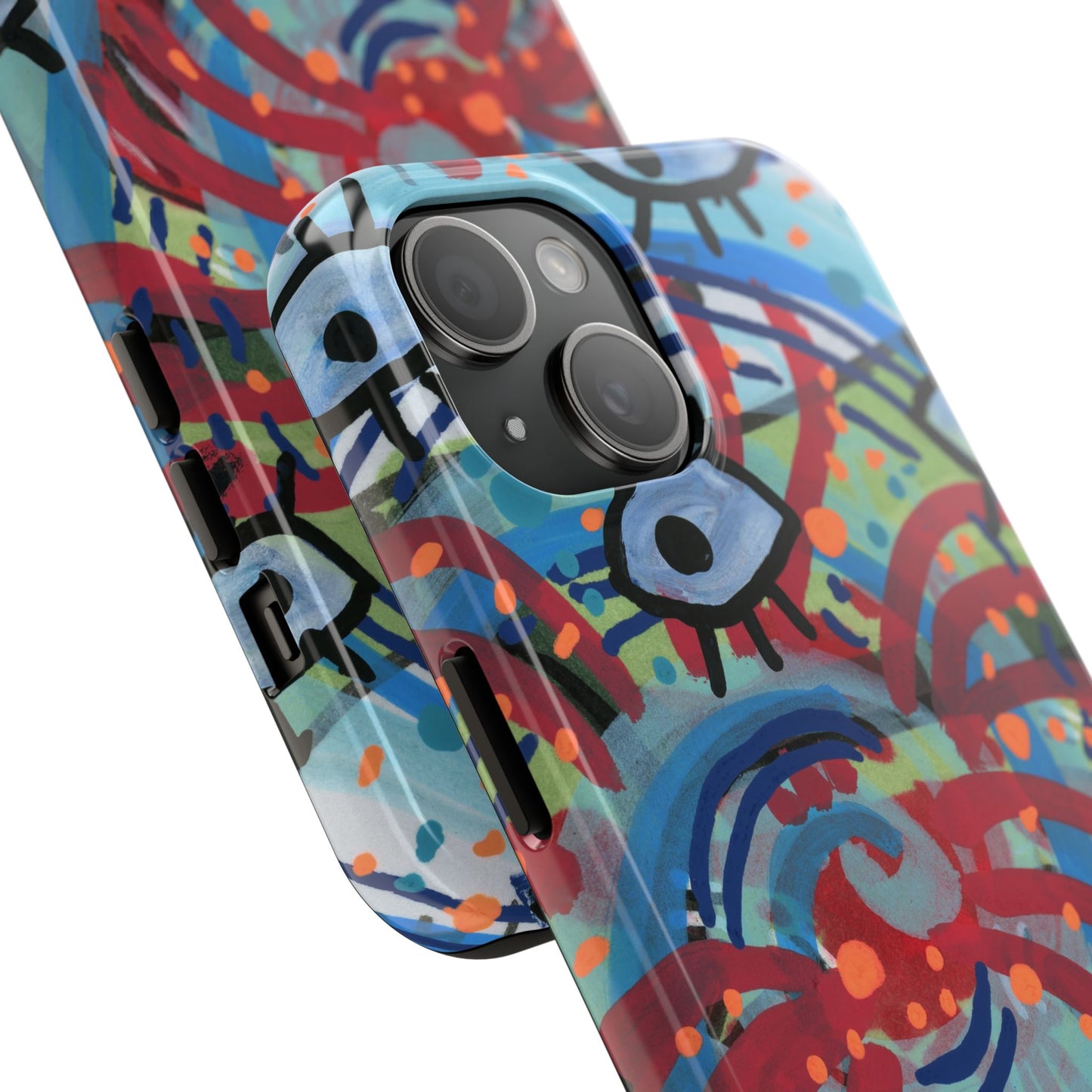 Eyeball Attack Tough Phone Cases