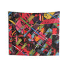 Abstracted Scraps Indoor Wall Tapestry