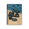 Beach Time Fun Spiral Notebook - Ruled Line