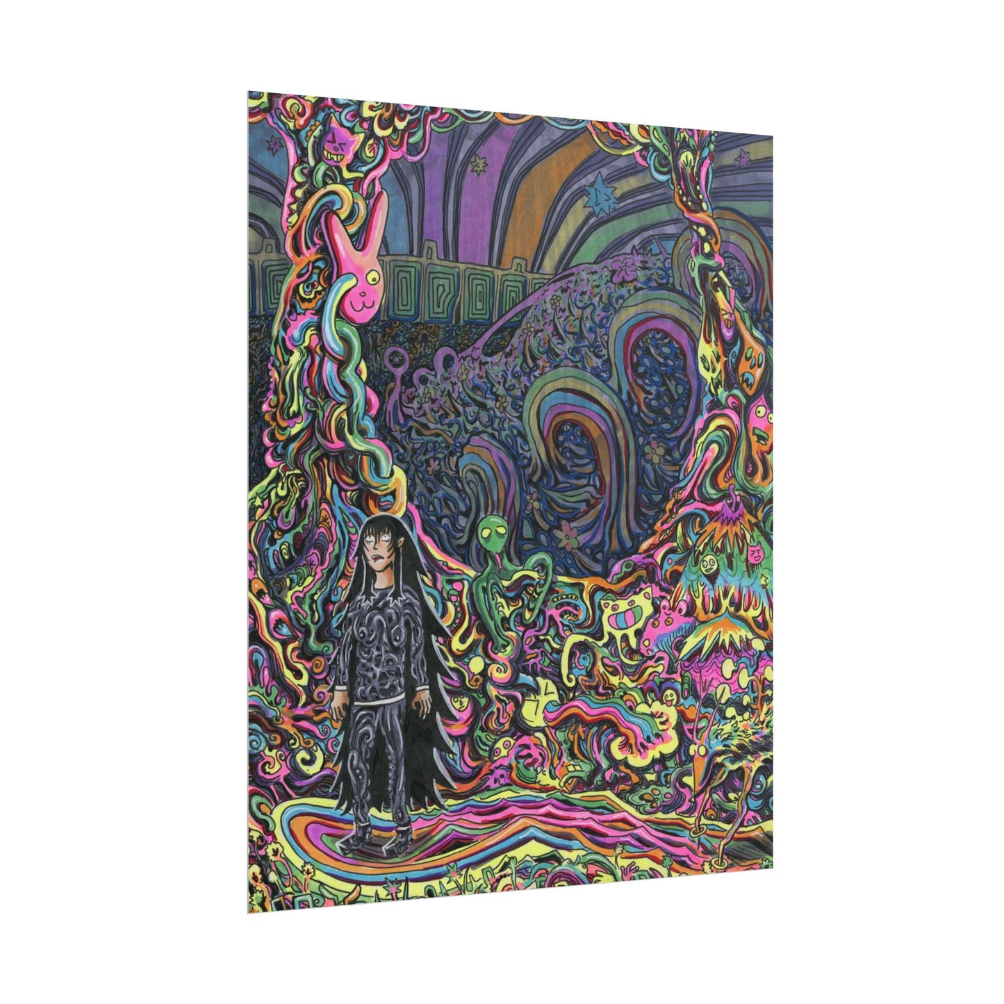 "Welcome to Floofle World" Print