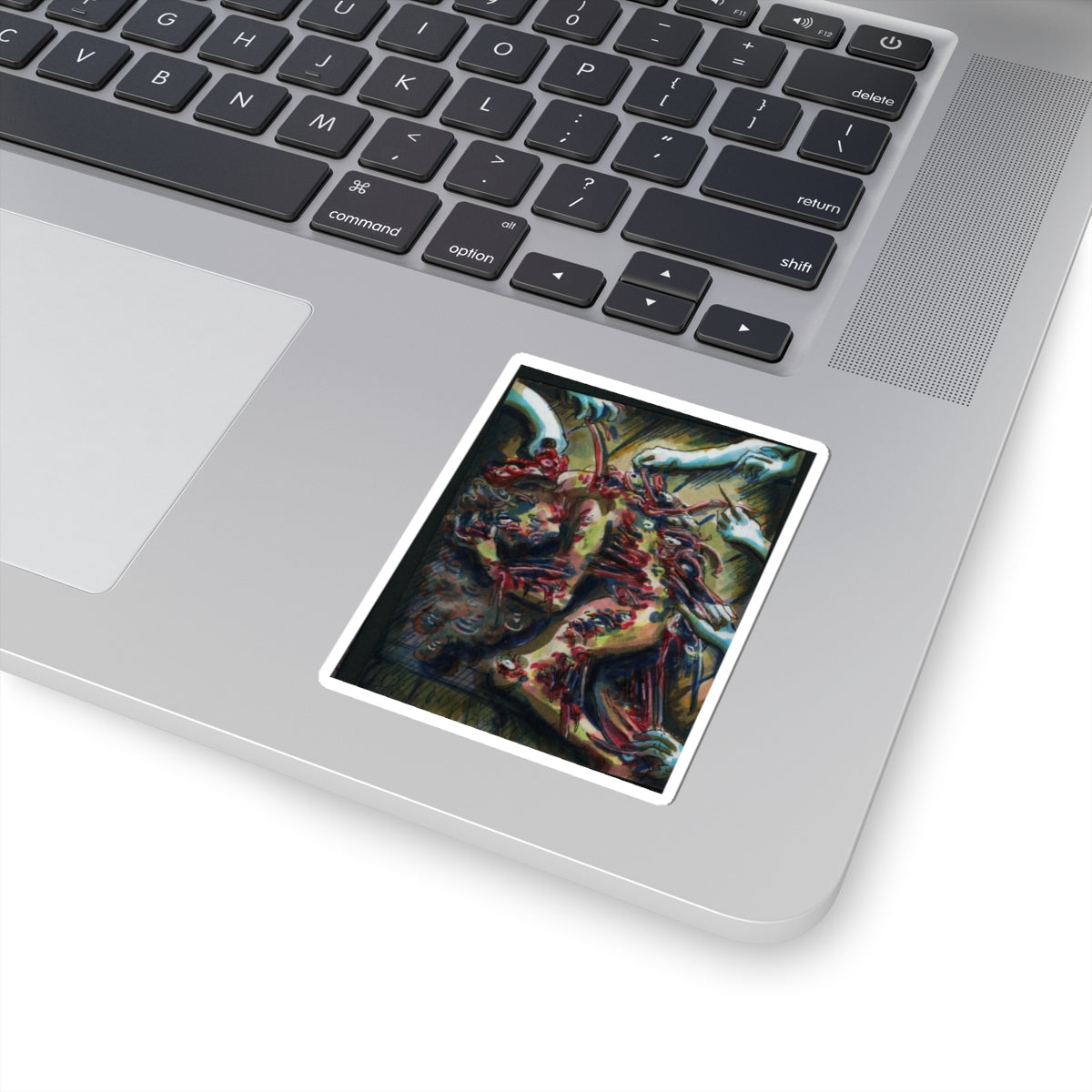 "Flesh Prison" sticker