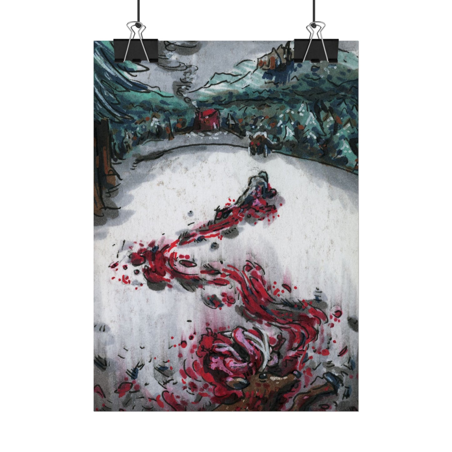 "Bloody Snow" poster