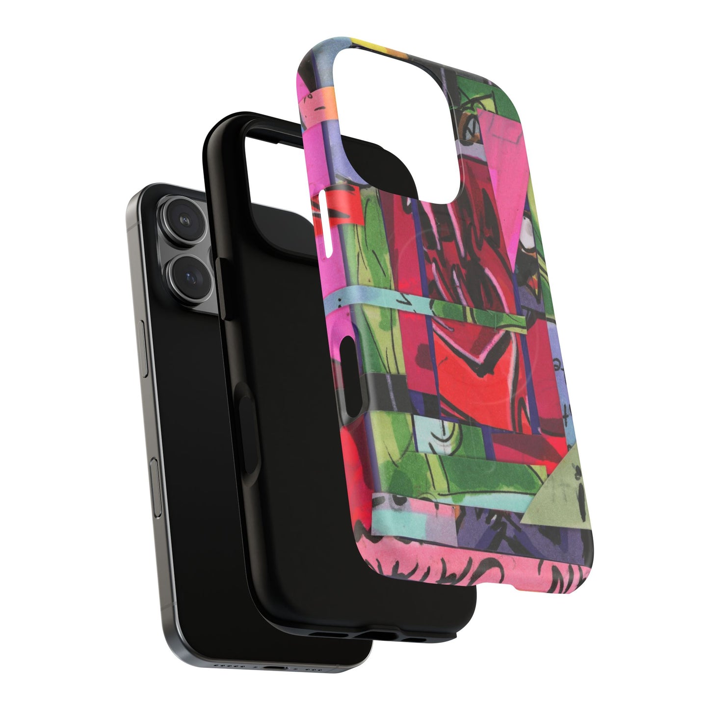Abstracted Demon Tough Magnetic Cases