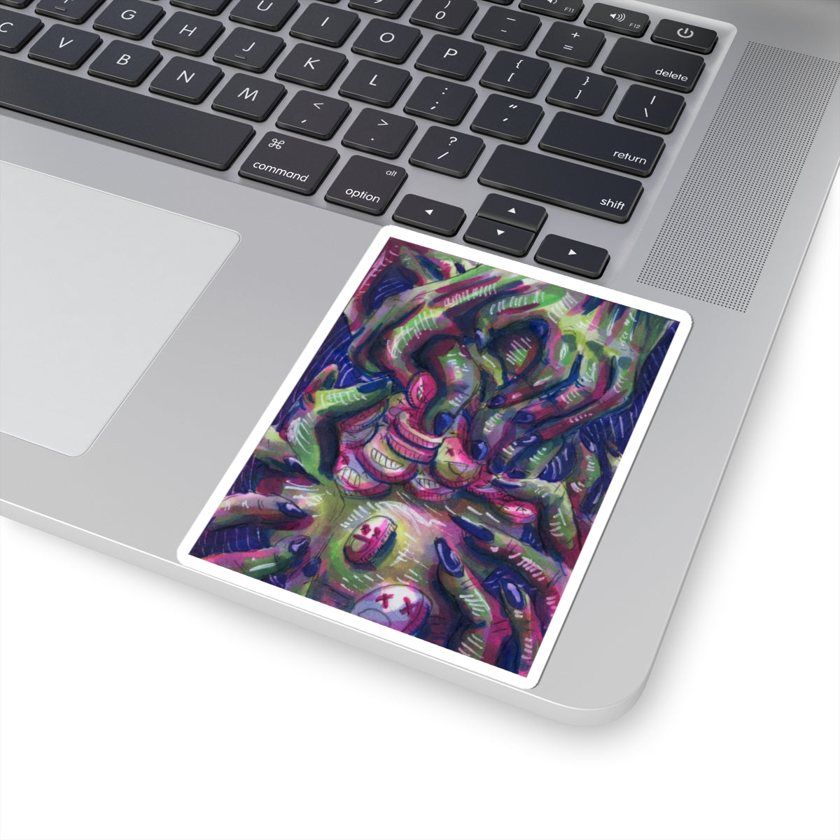 "Unclench my Fist" sticker