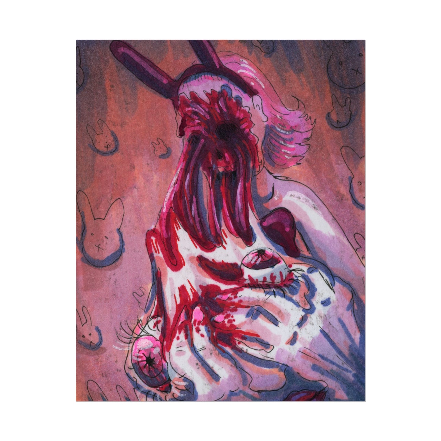 "Face Ripped Off" poster