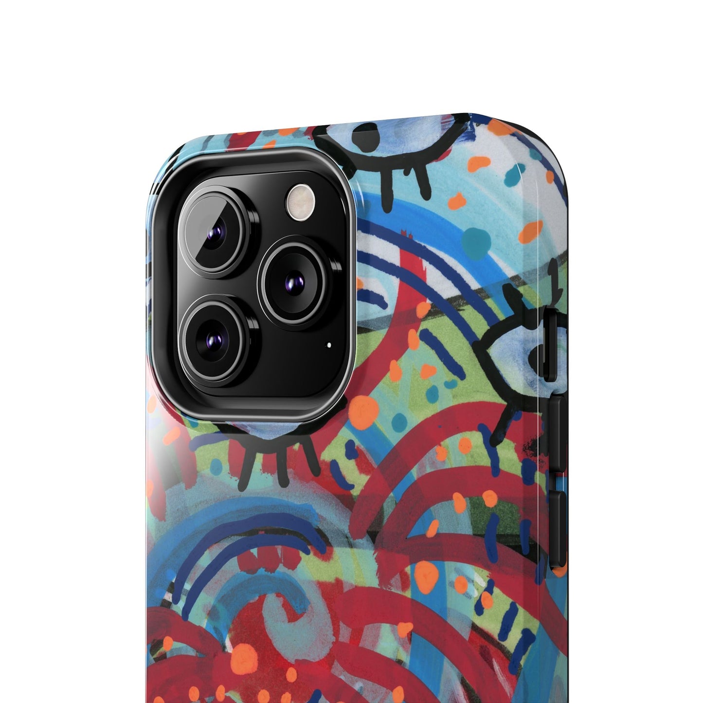 Eyeball Attack Tough Phone Cases