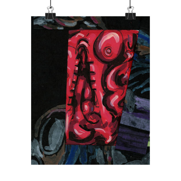Blood Bucket Matte Vertical Posters