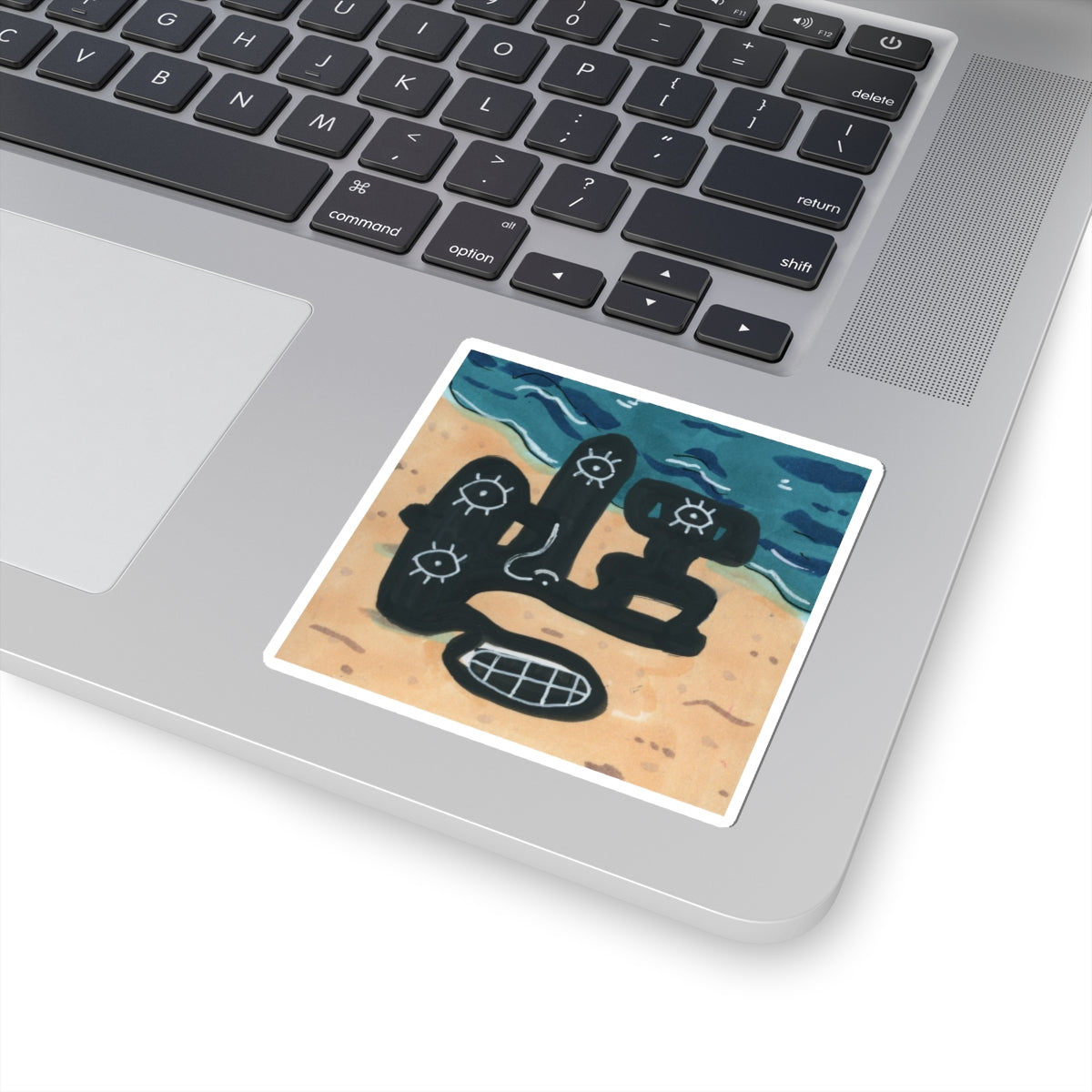 Beach Time Fun Kiss-Cut Sticker